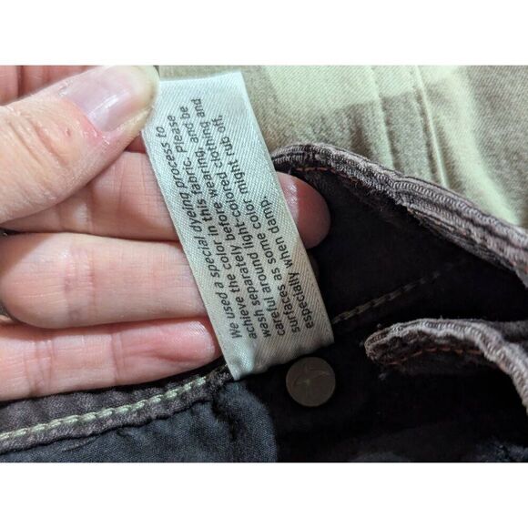 Eddie Bauer Women's Brown Solid Curvy Straight-Leg Corduroy Pants Size 6 - Picture 7 of 10